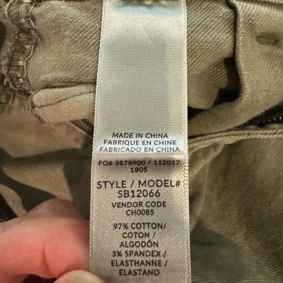 Splendid High Rise Paperbag belted shorts green - Picture 4 of 4